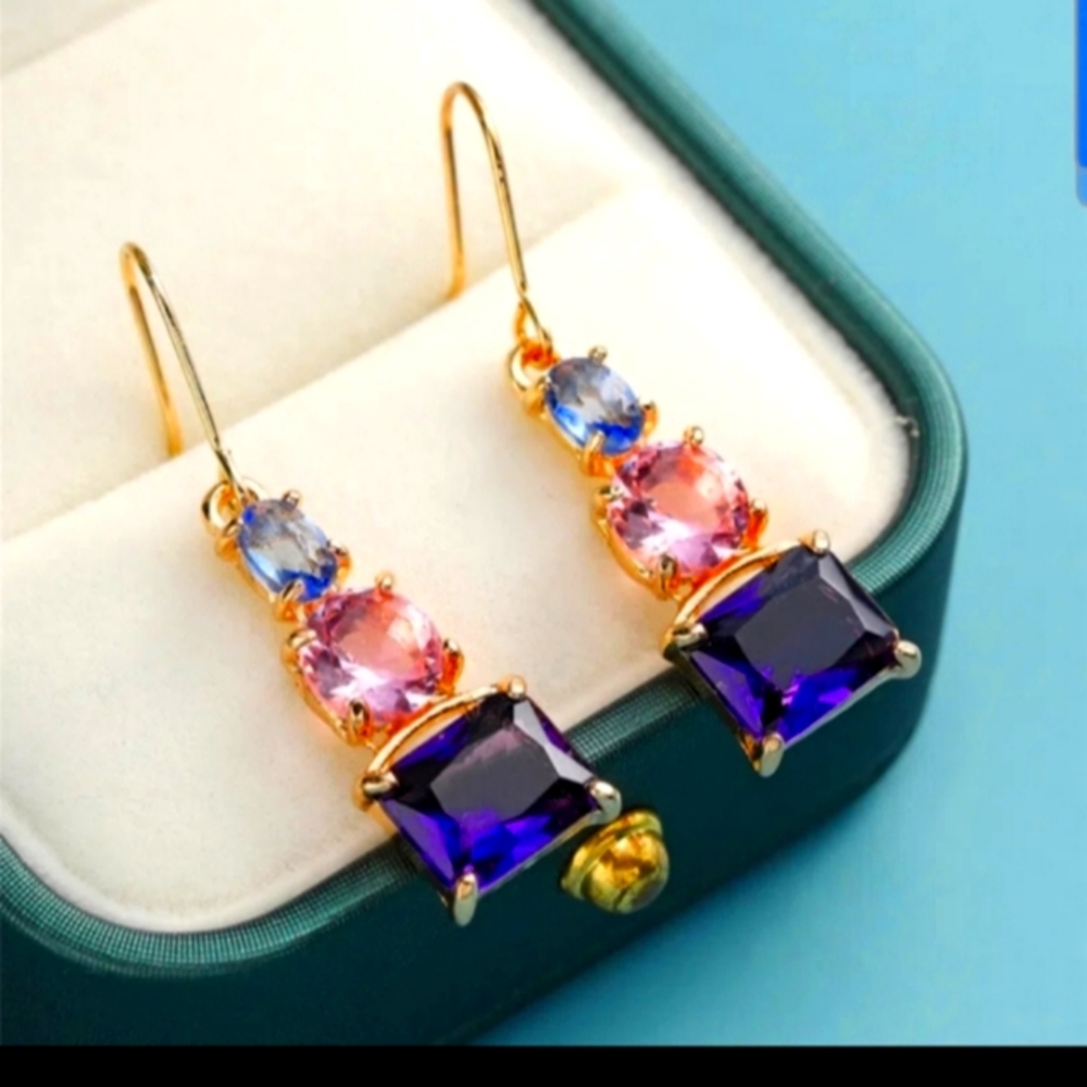 Luxury Purple Earrings